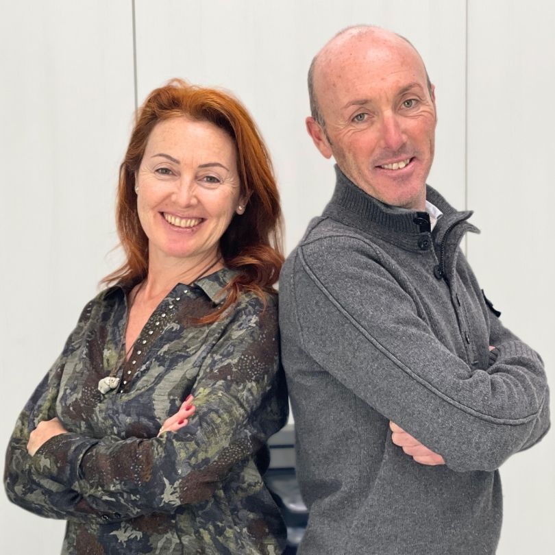 I titolari di scapino srl che prodice sistemi meccanici di collaudo di circuiti stampati